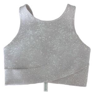 Lululemon Energetic Edge Cropped Tank Light Chrome